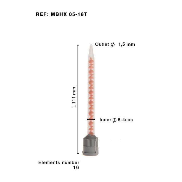 Mixer Helix. MBHX 05-16T. 4:1/10:1