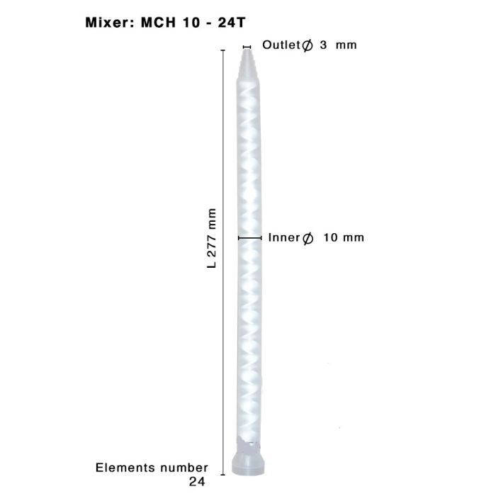 Mischer MCH 10-24T Helix, 1:1/2:1,