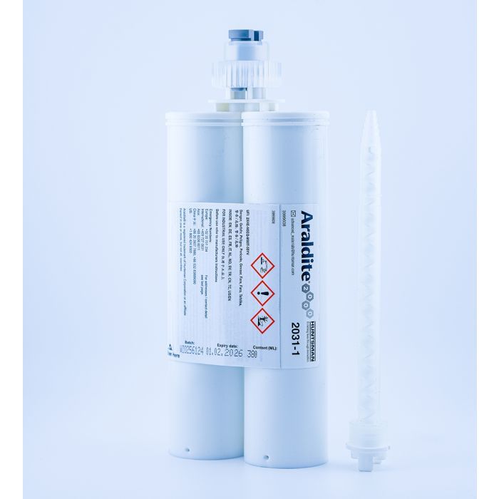 Araldite® 2031-1  380ml pastöser 2-K Epoxidklebstoff schwarz für Composite und Metall Verklebungen mit dynamischer Belastung