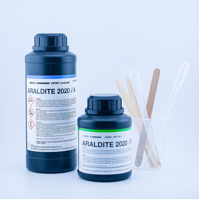 Araldite® 2020 0.5kg 2-component low-viscosity transparent epoxy resin with capillary action in narrow adhesive gaps