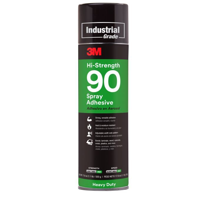 3M™ Sprühklebstoff auf Basis Synthetischer Elastomere Hi-Strength 90, Transparent, 500 ml