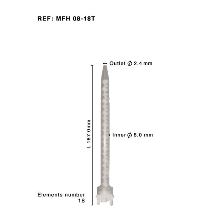 Mixer MFH 08-18T Helix. 1:1/2:1