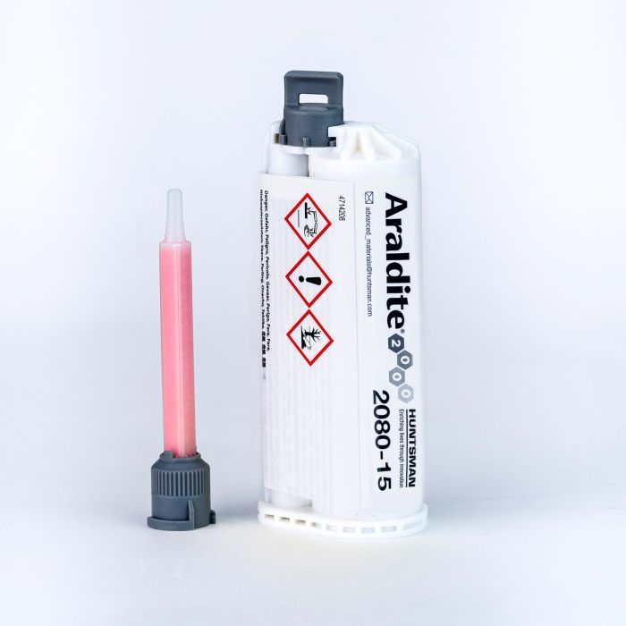 Araldite® 2080-15 50ml low-odor 2-component acrylic adhesive white non-flammable