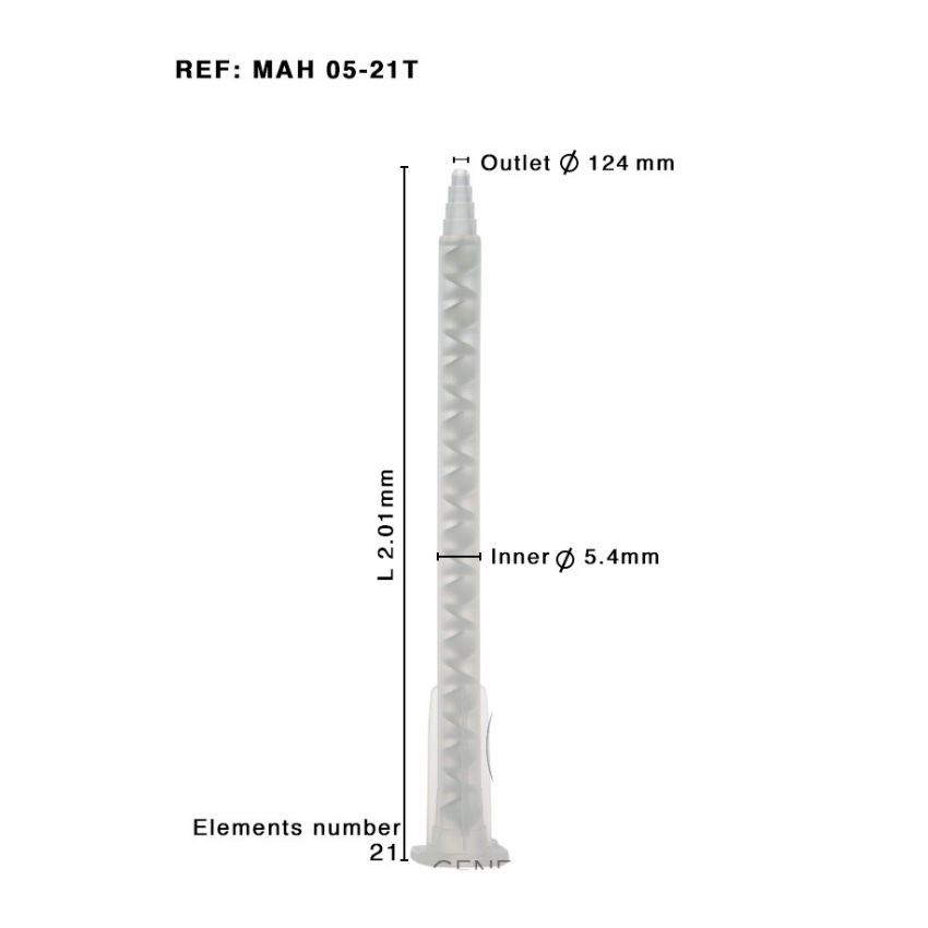 Mischer MAH 05-21T, 1:1/2:1 Helix, 50ml (Epoxy)