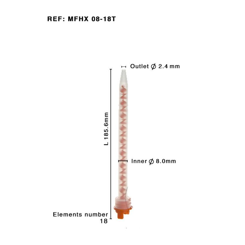 Mixer Helix, MFHX 08-18T,4:1/10:1