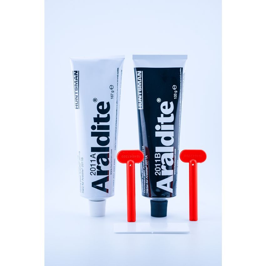 Araldite® 2011 0,3 kg Tube  fliessfähiger 2-Komponenten-Allzweck-Industrie-Epoxidklebstoff gelb mit NASA Outgasing Zertifizierung