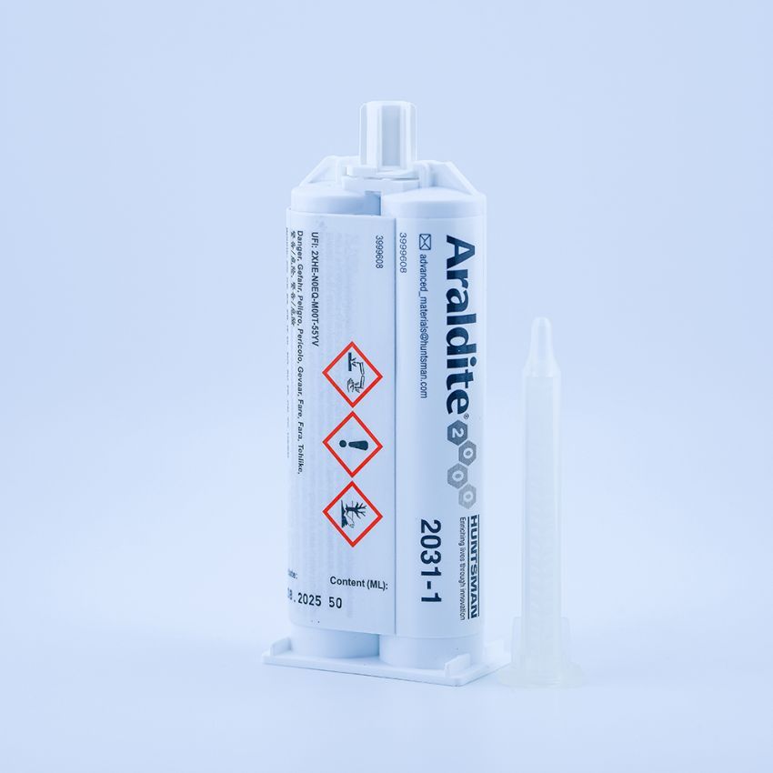 Araldite® 2031-1 50ml paste-like 2-component epoxy adhesive black for composite and metal bonding with dynamic loads