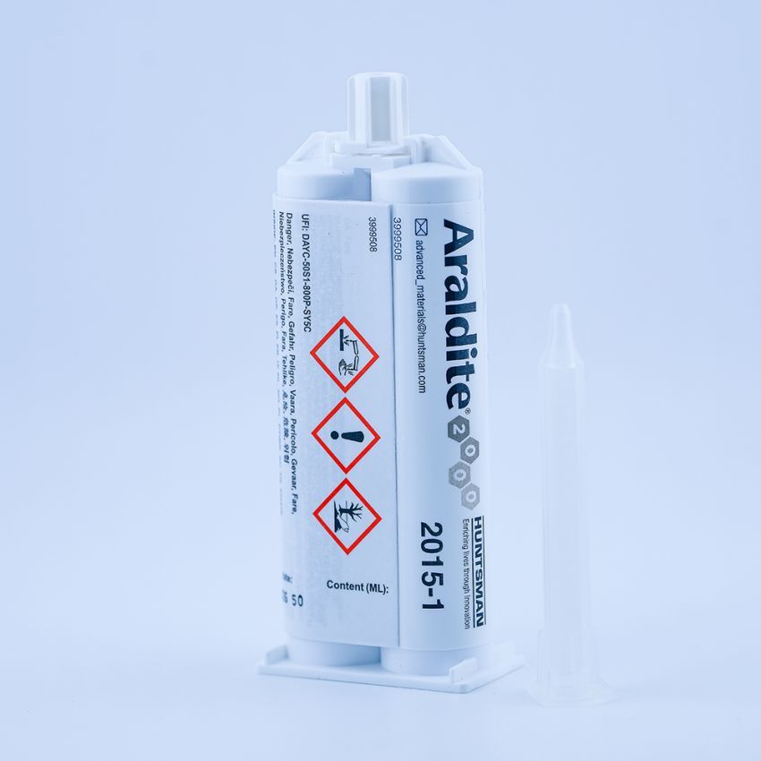 Araldite® 2015-1 50ml 2-component paste-like epoxy adhesive for dynamic loads with railroad standard EN45545-2
