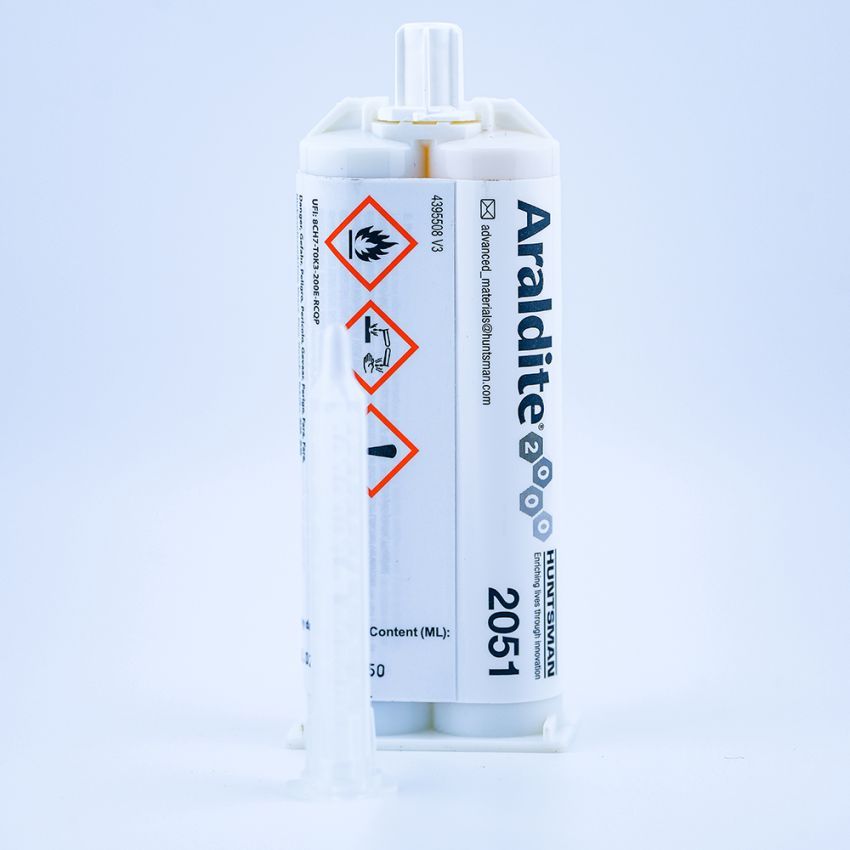 Araldite® 2051 50ml 2-component methyl methacrylate adhesive yellow fast curing