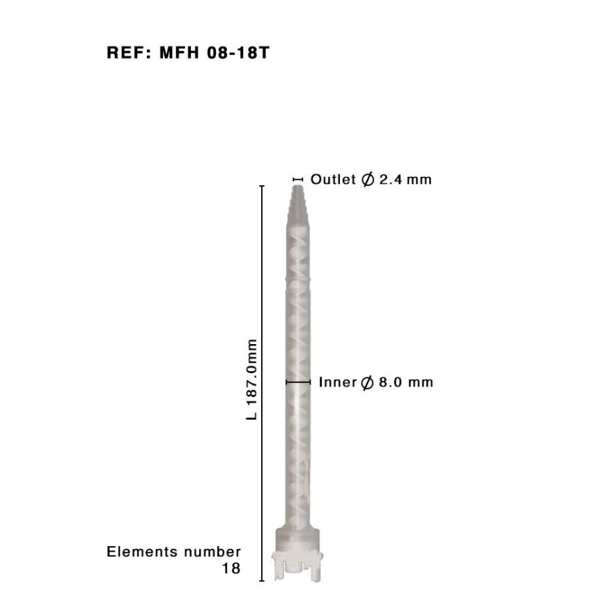 Mixer MFH 08-18T Helix, 1:1/2:1